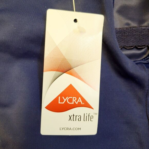 NWT Land's End Tummy Control Scoop Neck Tugless One Piece Size 4 Swimsuit - Picture 9 of 11